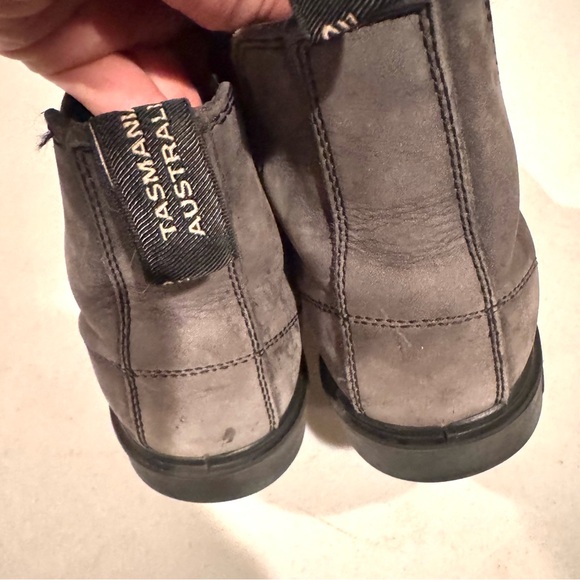 Blundstone MENS Rustic Distressed Suede Chelsea Boots Gray Size AU 9.5/US 10.5 - Picture 5 of 8